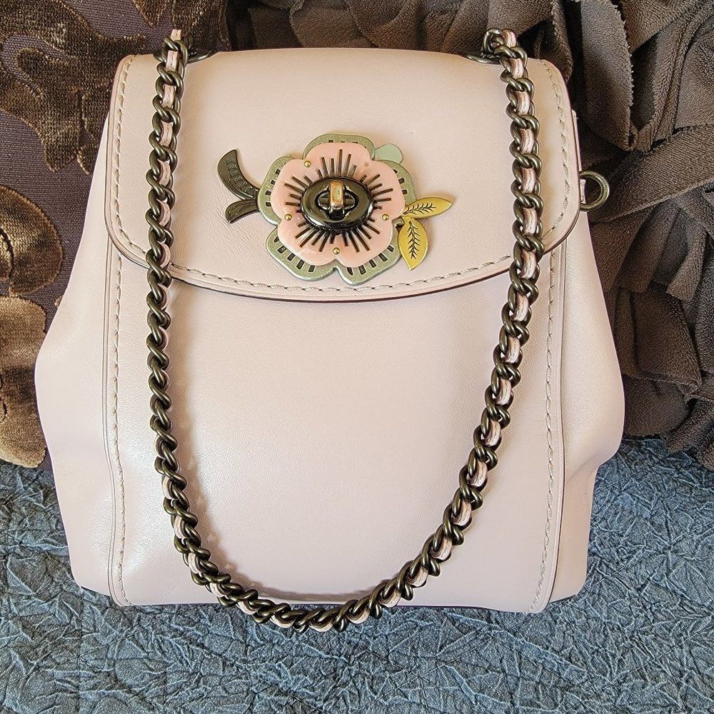 Coach Parker Tea Rose Convertible Backpack
